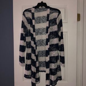 Retro Threads Navy & White Sweater, XL